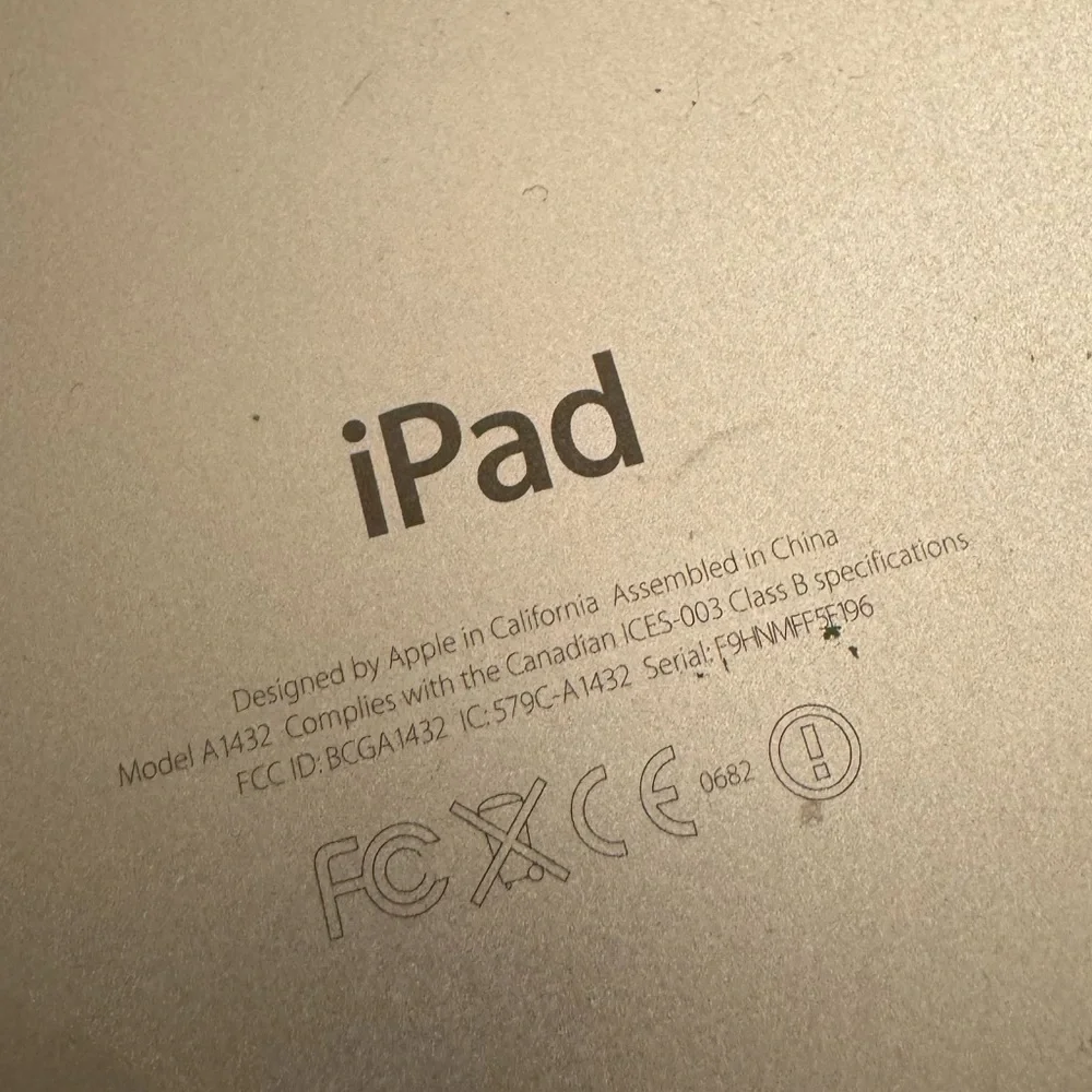 Locked 1st generation iPad
